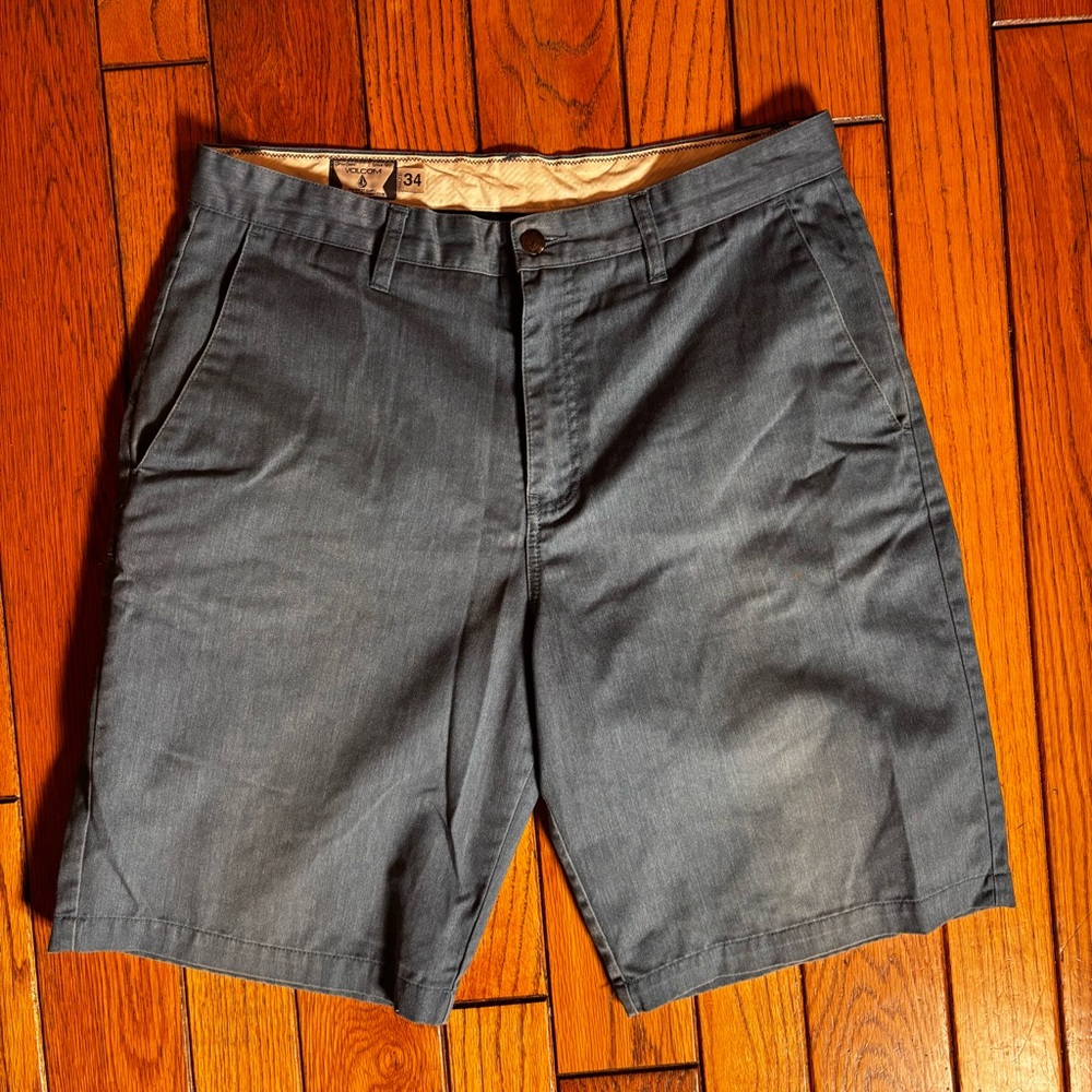 Men's Volcom Light Blue Shorts 34”